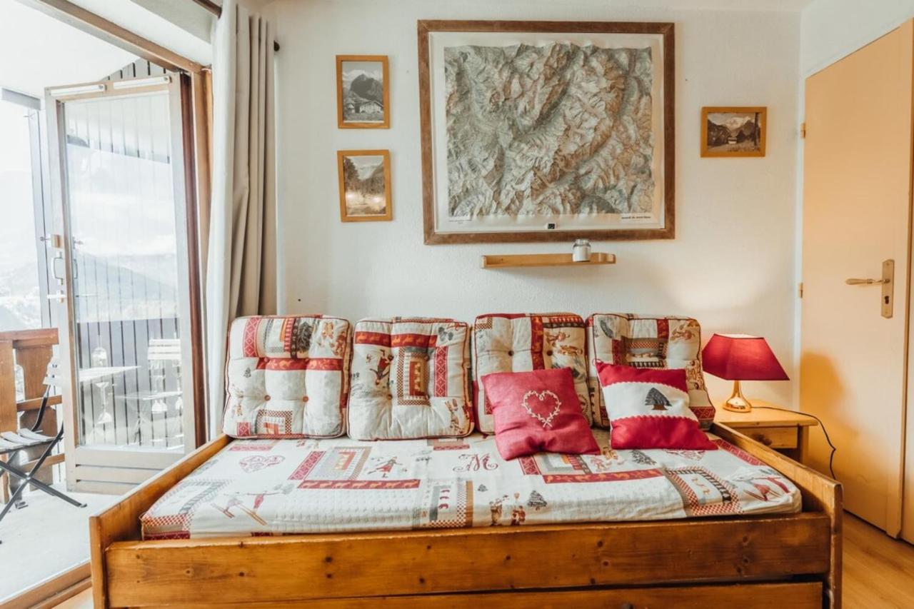 Апартаменты Furnished Studio At The Foot Of The Slopes With A Balcony & Mountains View Сен-Жерве-Ле-Бэн Экстерьер фото